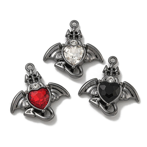 Alliage de placage de crémaillère et breloques en verre