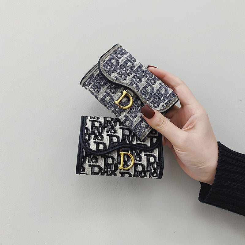 Designer Anti-theft Magnetic Card Holder For Women, Large Capacity Short Wallet For Women, Accordion With Multiple Card Slots, Ultra-thin Business C