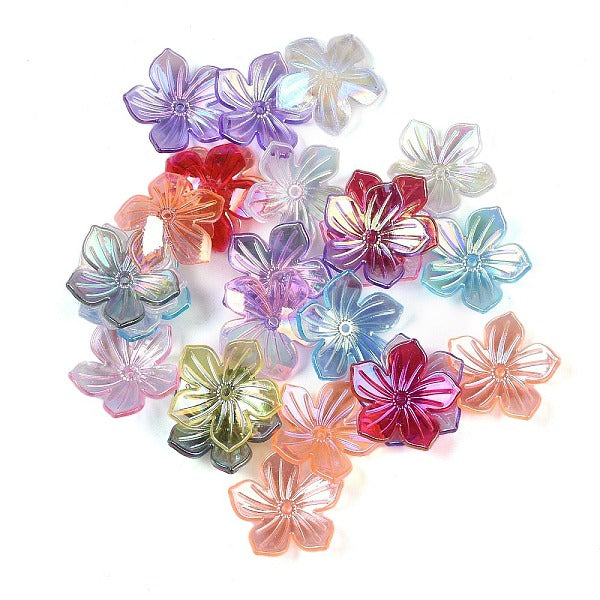 Capuchon de perles acryliques à placage uv