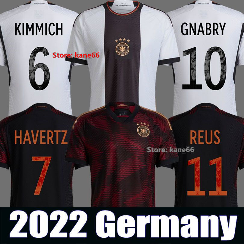 top Germany 2022-23 World Football Shirts support custom name and number patches