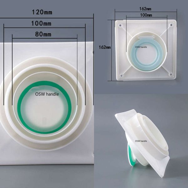 New 1pc 80-100-120MM Bathroom Check Vaes Rest Room Pipe Ventilator Air Vae Kitchen Plumbing Exhaust Outlet Home Improvement