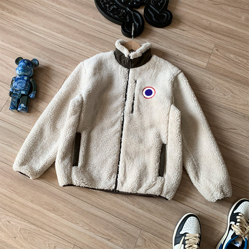 Designer Tech Fleece Women Jacket Pattern Cotton stand collar Tech Fleece Sweater Letter Fur Sport Draw rope 4 colors to choose xl xxl