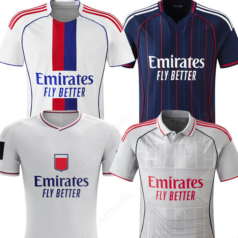 Lyon jerseys 25 26 FOFANA NIAKHATE Lyon football shirts 2025 TOLISSO NUAMAH SULC soccer jersey kids kit Player version
