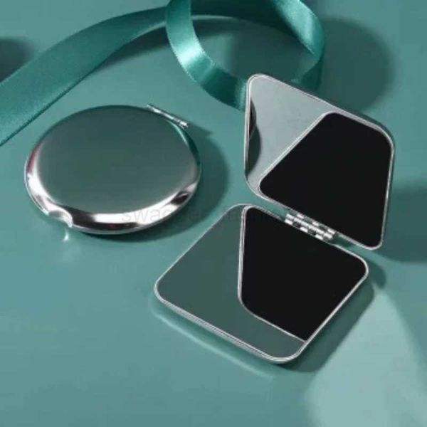 Shatterproof Stainless Steel Ultra Slim Folding Portable Mirror Makeup Unbreakable Camping Mirror For Personal UseTravellingXJ240813