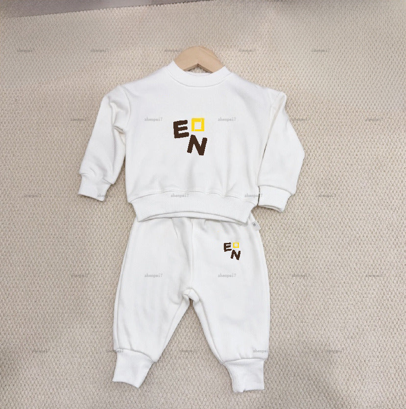 Top newborn jumpsuits Various pattern options infant bodysuit designer baby clothes Long sleeved toddler hoodie and pants A383X11N090-b