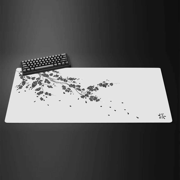 1Pc Japan Sakura Gaming Mouse Pad XXL Laptops Desktop Cherry Blossom Mousepad Office Carpet Gamer Keyboard Computer Desk 800X400 O250118