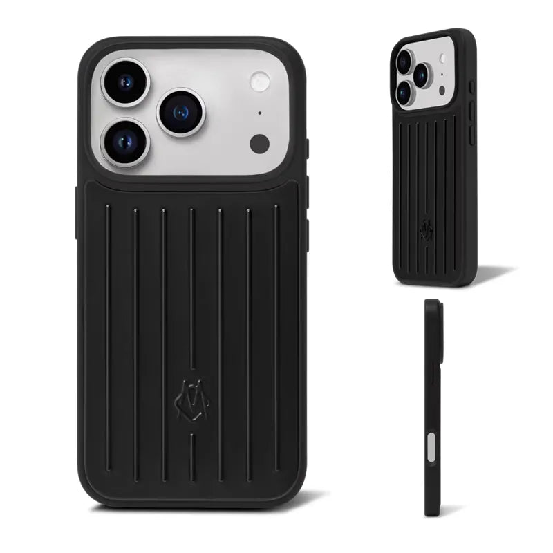 RIM Phone Case Suitcase Designer iPhone Case for Apple iPhone 17 Pro Max 16 15 14 Polycarbonate Aluminum Alloy MagSafe Weave Back Cover Coque Funda