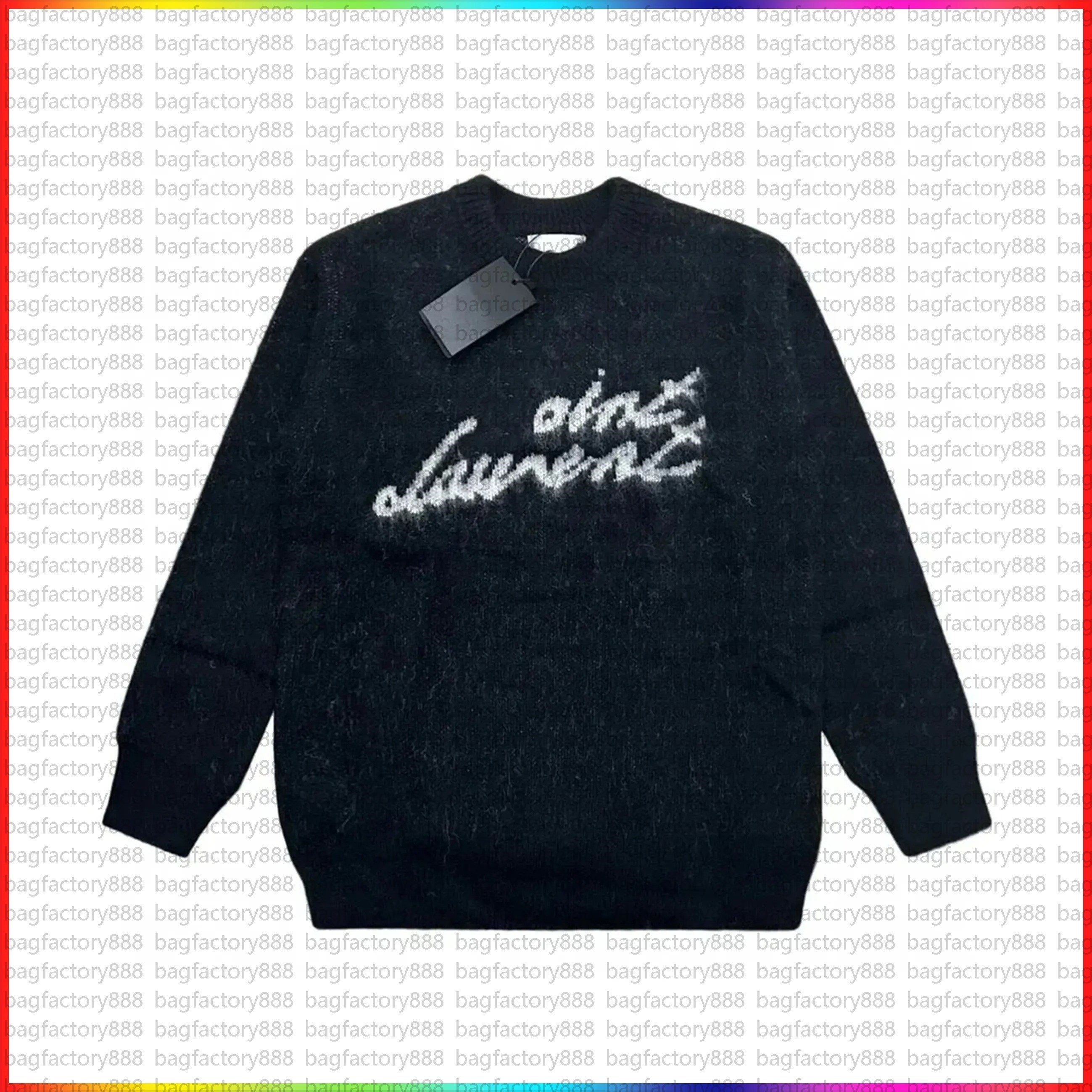 5A 2025 Men sweater Top designer Luxury Casual Loose pull Alphabet Print For Street Mens and Women Sweaters O Neck Long Sleeve Jumper Winter Warm Sw