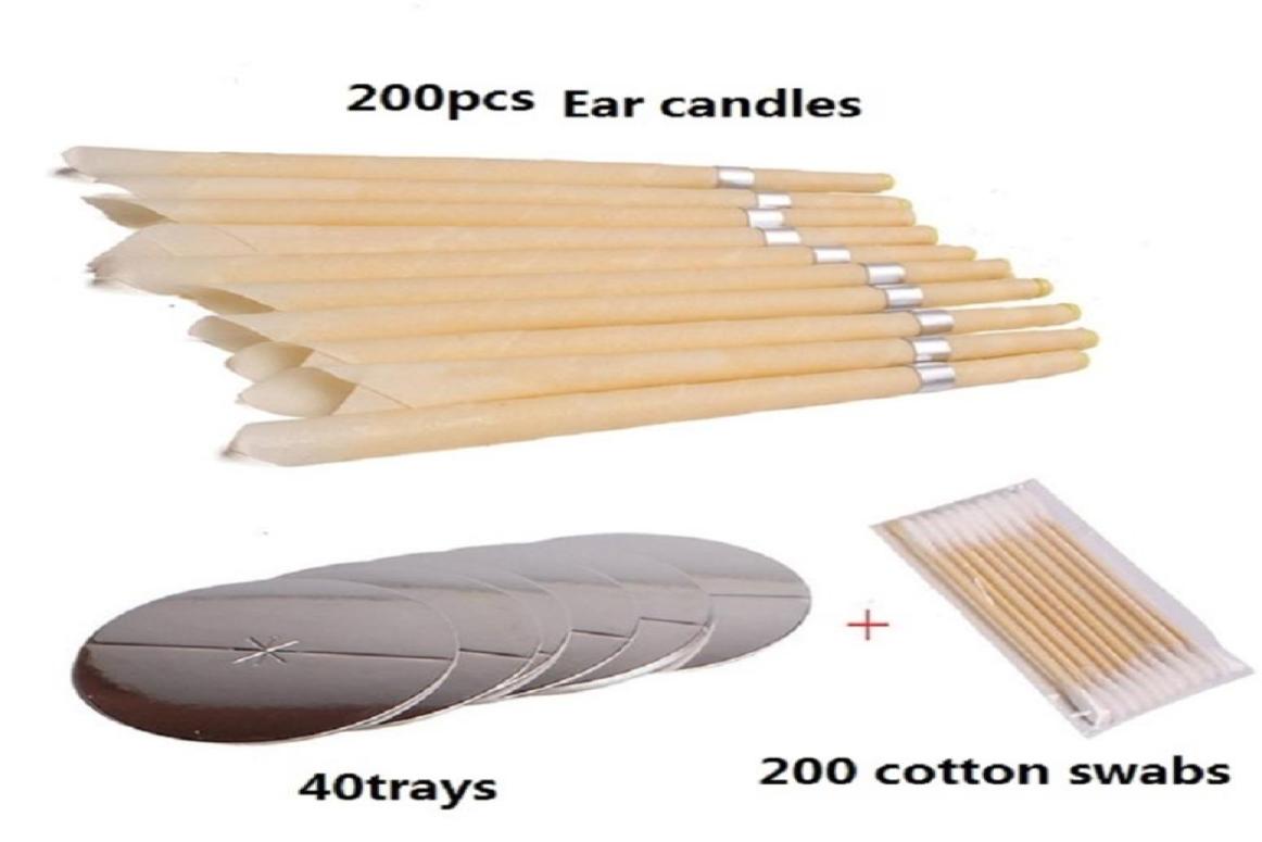 200pcs Beeswax Natural Therapy Ear Care Candle Coning Beewax Cleaner 2207123135701