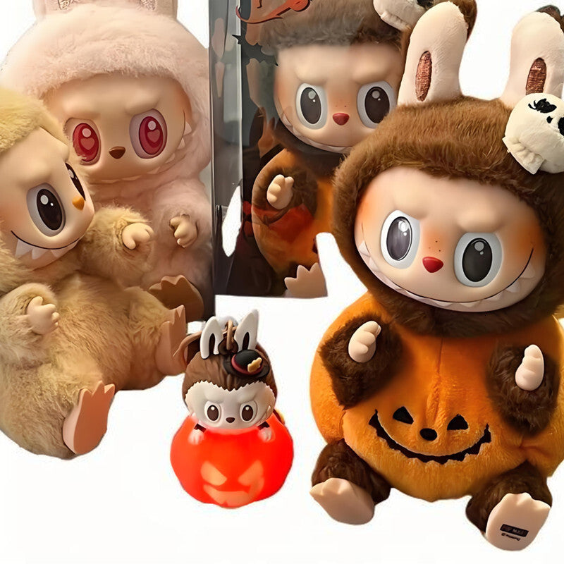 Monster Blind Pumpkin Box Labubu Halloween Carnival Cute Cartoon Vinyl Doll Desktop Toy Gift Picture Decoration Birthday GiftT258747