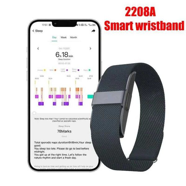 08A Smart Bracelet Blood Pressure Monitor Pedeter Sports Fitness Tracker Mens Electronic Bracelet M241114