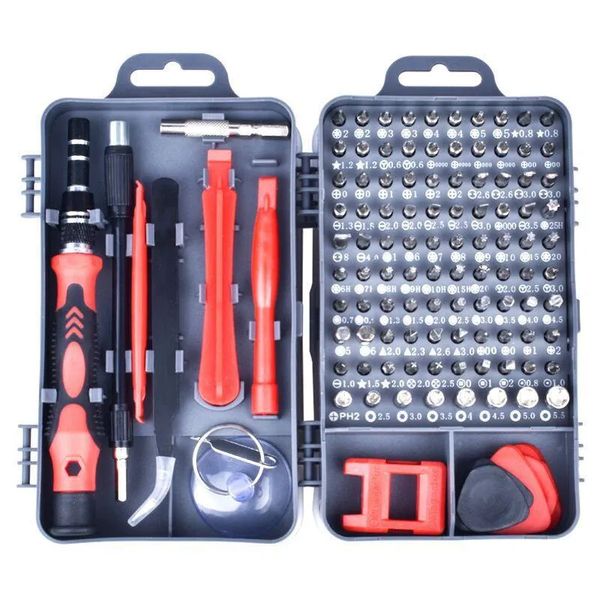 Hand Tools 115 In 1 Screw Driver Bit Precison Screwdriver Sets Repair Computer Phone Watch Tablet Toolbox Kits Cell Repairing Free Epacket