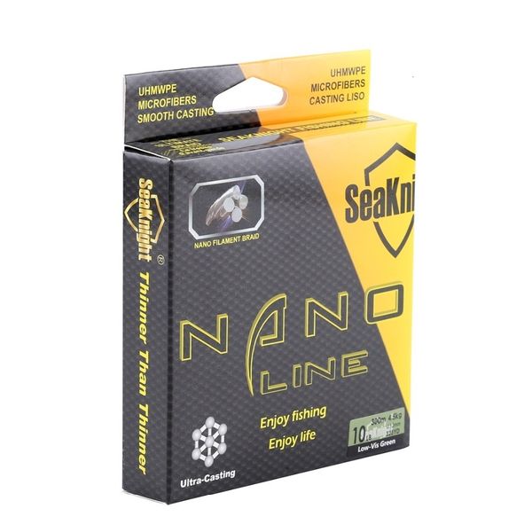 Braid Line SeaKnight NANO 300M 330Yards PE Braided Fishing Line 4 Strands Multifilament Fine Fishing Lines 410LB 0.070.12mm Saltwater 230227