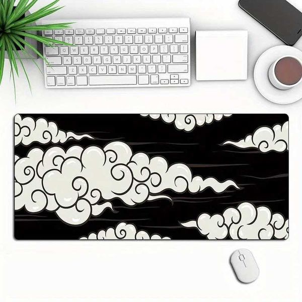 Large Gaming Mouse Pad - High-Density Rubber orts Desk Mat with Smooth Surface for Easy Mouse Movement Z250115