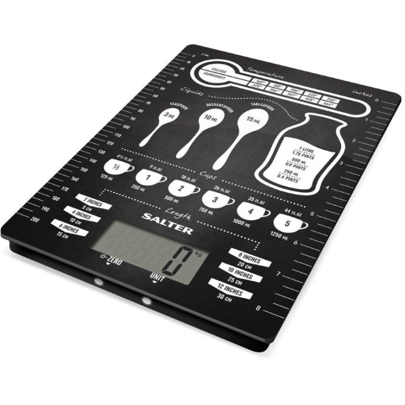 Salter Conversion Table Digital Kitchen Scales 5kg