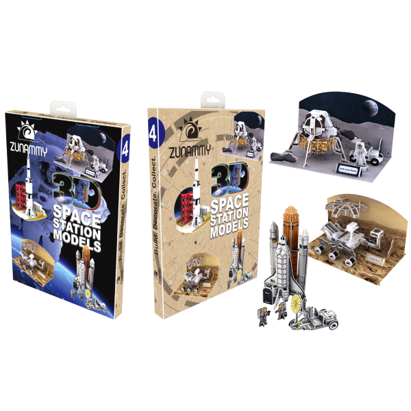 3D Puzzle Pop-up Model - Space Station