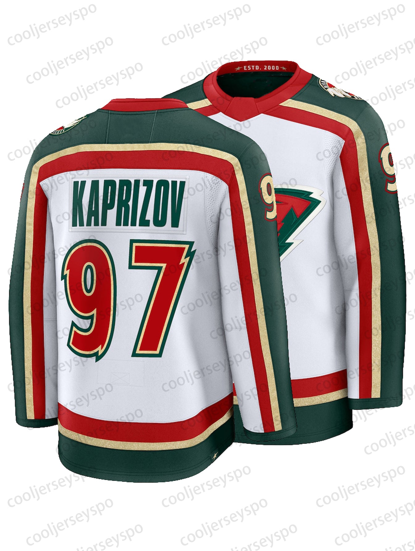 Personalized Custom Kirill Kaprizov 25th Anniversary Jersey Matthew Boldy Brock Faber Marc-Andre Fleury Marcus Foligno Zuccarello Eriksson Ek