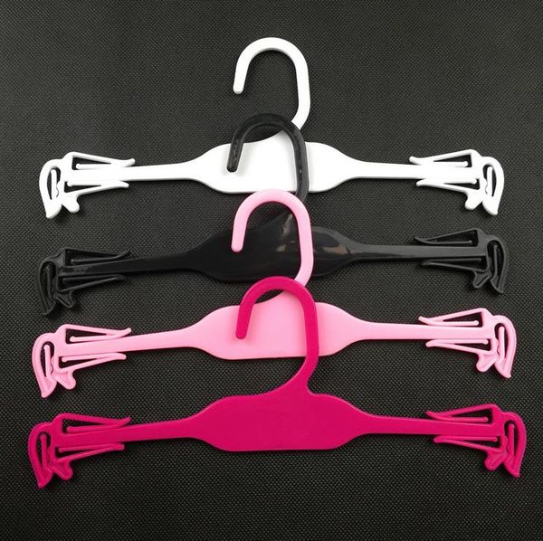 1000pcs Plastic Hanger for Bra Underwear Hangers Hangerlink Colorful Lingerie Hanger SN877