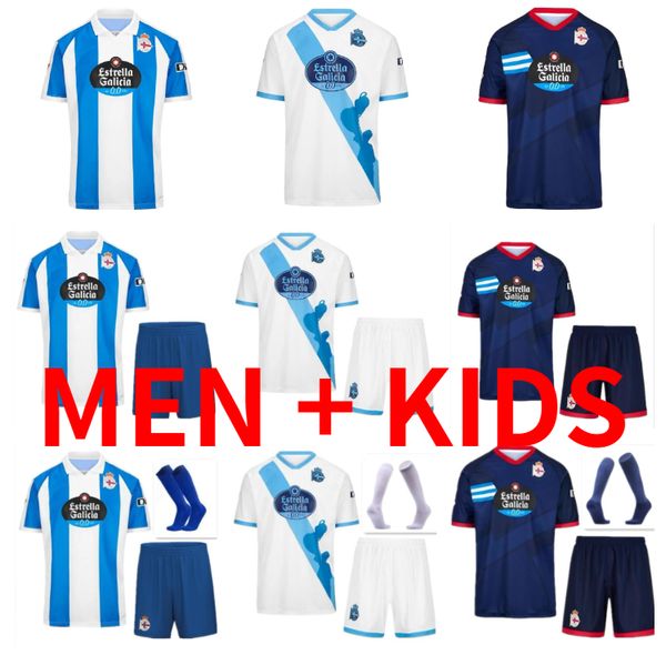 24 25 Camisetas DePOrtIVo La CoRUnA Soccer Jerseys 2024 2025 men kids kit Football Shirts Home LUCAS D.VILLARES BARBERO DAVO YEREMAY CAYARGA