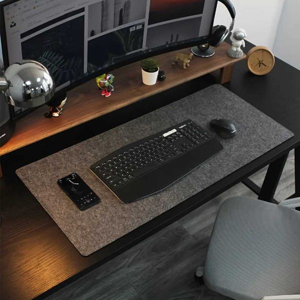Non-Slip Wool Felt Gaming Mouse Pad - Large Desk Mat for Enhanced Gaming Off Cfort Z250111