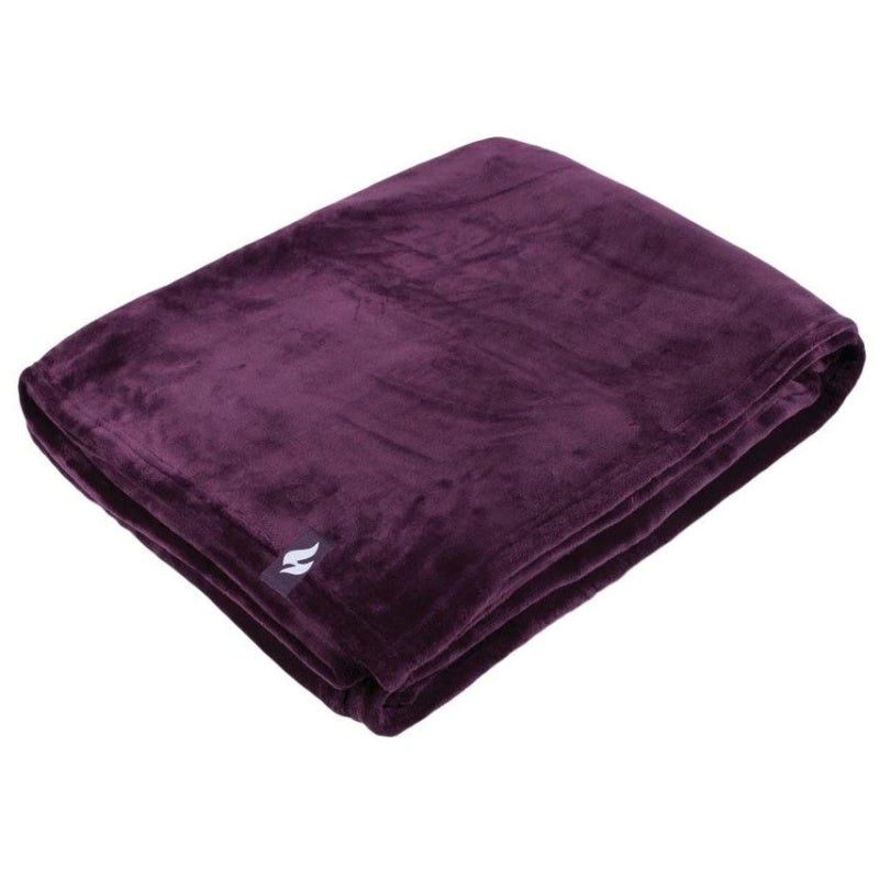 Heat Holder Fleece Blanket-Throw - Mulled Wine