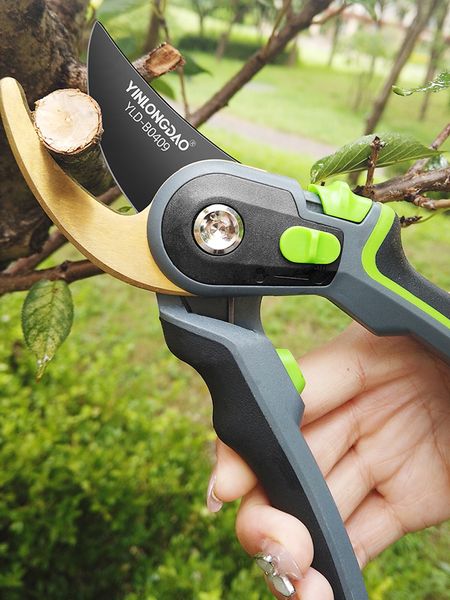 Pruning pliers Powerful Garden Pruners Trim Metal Cutting Scissors Hand Tools Shears Grafting Secateurs Flowers Branch Cutter Plant Pruning