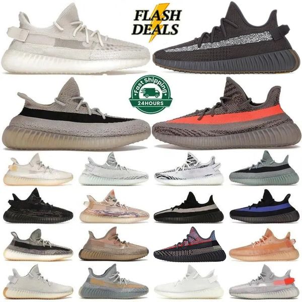 2025 Designer Salt Slate Men Women Shoes For Runner Sneakers Granite Bone Black Bred Oreo MX Rock Onyx Trainers Jogging Walking Footwear 36-