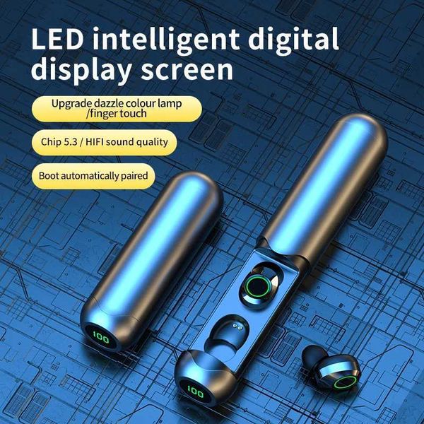 Soleeanre Bluetooth Earphone Wireless Headphones Call Noise Reduction Wireless Headset HiFi Sound Gaming EarbudsCL240801