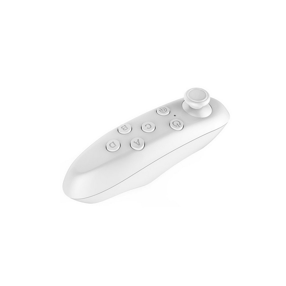Remote Control for Bluetooth Devices and 3D Virtual Reality Headsets - Remote Control White