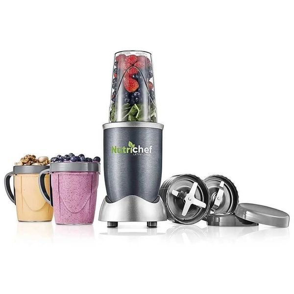 Juicers Electric Serve Blender - 600W Kitchen Countertop Mini Blender-for Shakes and Smoothies w-Pulse Blend Portable 10 20 Oz CupsL464