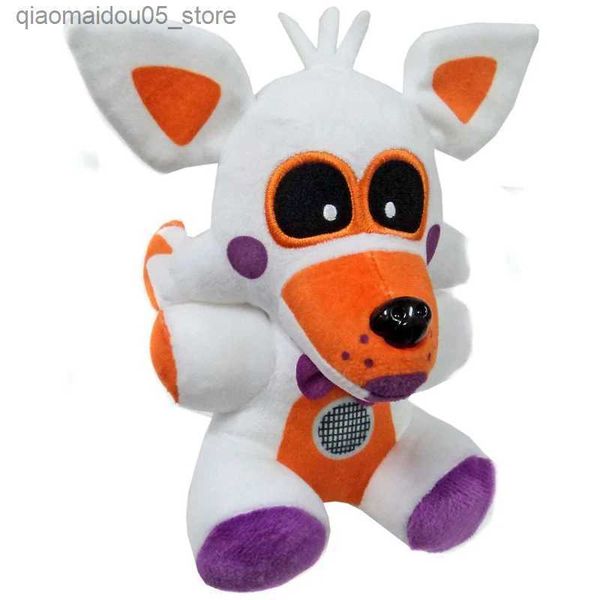 Plush Dolls 20cm FNAF Sister Location Funtime Fox Foxy Plush Toys Soft Stuffed Animals Toys Doll Gifts for Children Kids Q240625