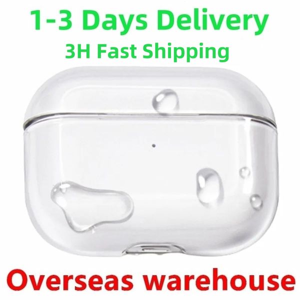 US Warehouse For Air pods Pro 2 3 Earphones 2nd Headphone Accessories Silicone Protective Apple Wireless Charging Box Shockproof Case