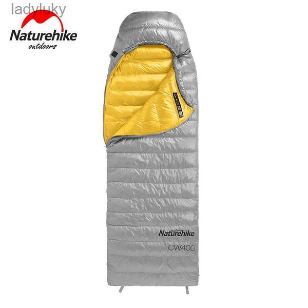 Sleeping Bags Naturehike Goose Down Sleeping Bag CW400 Waterproof Sleeping Bags Envelope Backpacking Traveling Hiking Camping Sleeping BagL2