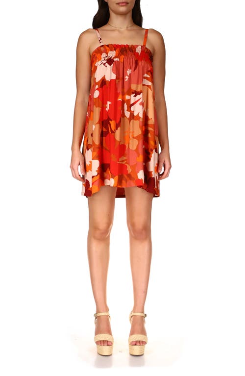 Lakeside Babydoll Dress In Sun Drenched - XS