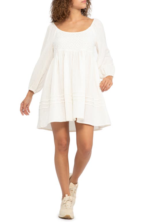 Summer Swing Dress In White