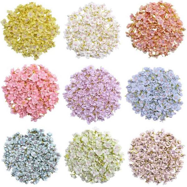100Pcs Multicolor Mini Silk Artificial Daisy Flower Head For Crown Wedding Garland Decoration Handmade DIY Scrapbooking Craft Y240801