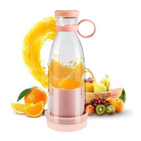 Juice Extractor Fresh Fruit Juicers USB Rechargeable Mixers Smoothie Ice Maker Portable Juice Bottle Mini Fast Electric BlenderXJ241227
