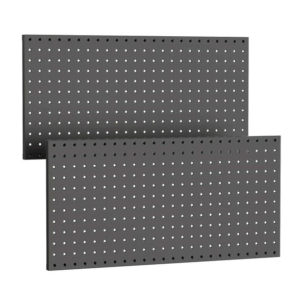Storage Holders Racks 12*24 Inch Metal Pegboard Wall Organizer System Storage Solution Garage Home Utility Room CL250211
