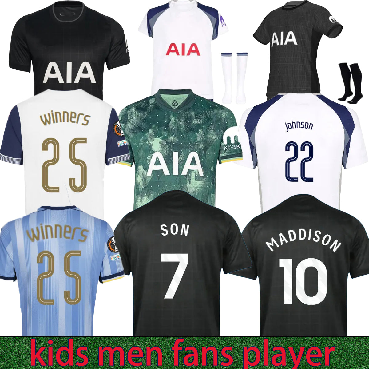 24 25 26 Season TEL SOLANKE SON KUDUS MADDISON KULUSEVSKI RICHARLISON ROMERO VAN DE VEN BISSOUMA Soccer Jerseys 2025 mens kit kids equipments999