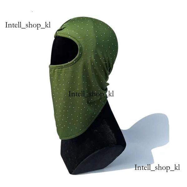 Designer Cycling Caps & Masks Men Women Motorcycle Full Face Mask Shiny Rhinestone Beaded Outdoor Sports Hood Balaclava Sun Protection Neck