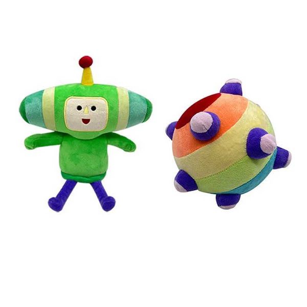 Stuffed Plush Animals 2024 New Katamari Damacy Reroll The Prince Plush Cartoon Dolls Stuffed Soft Toy for Kids Christmas Birthday Gifts Q240