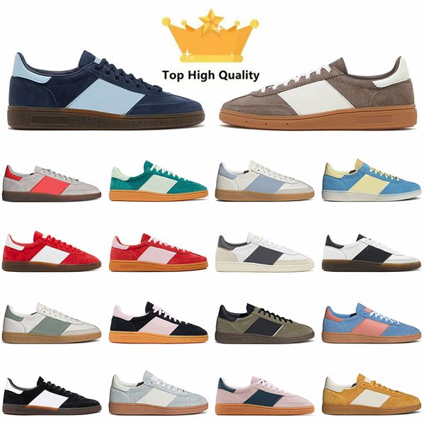 Designer Casual Handball Shoes Womens Mens Low Sporty And Rich spezialsneakers Wonder Clay White Black Gum speziale sneakers Collegiate Gree