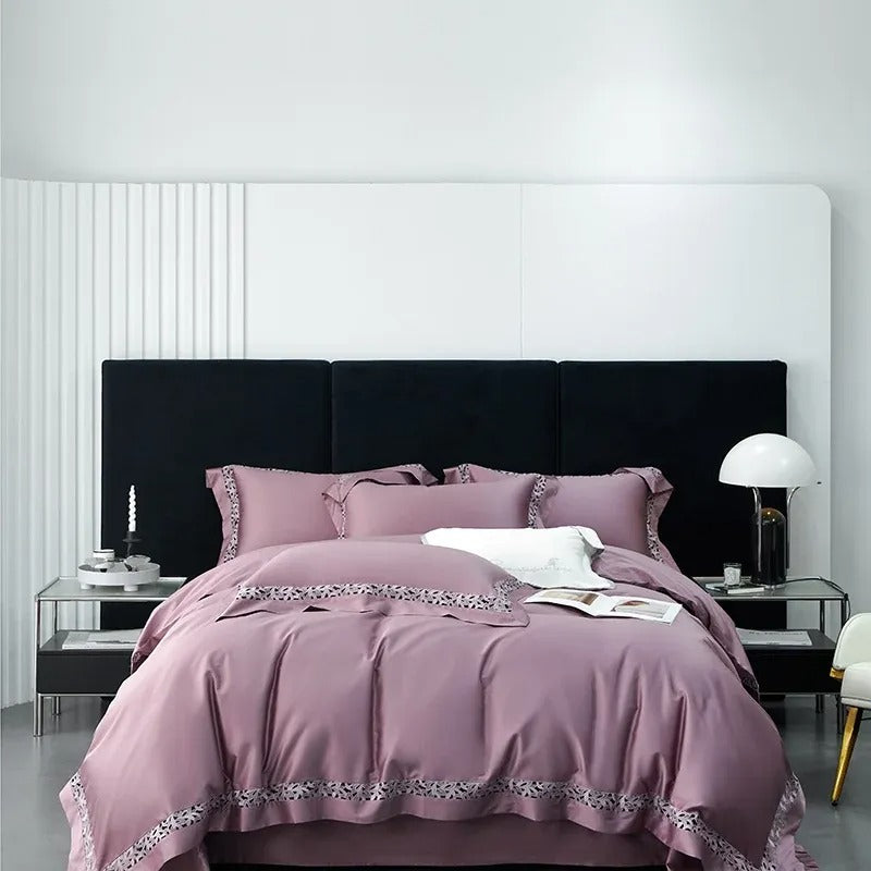 Premium Solid Pattern Cotton Quilt & Coverlet Ensemble - Includes Matching Pillowcases | Available in Multiple Sizes AAA2