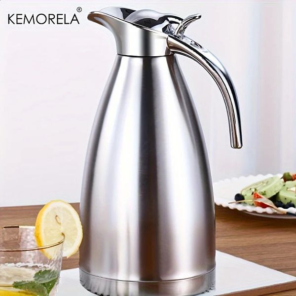1.52L 4 Hours Large Double Layer Stainless Steel Thermos Bottle HomeThermal Flask Kettle Coffee Water Jug Insulation Pot 240802