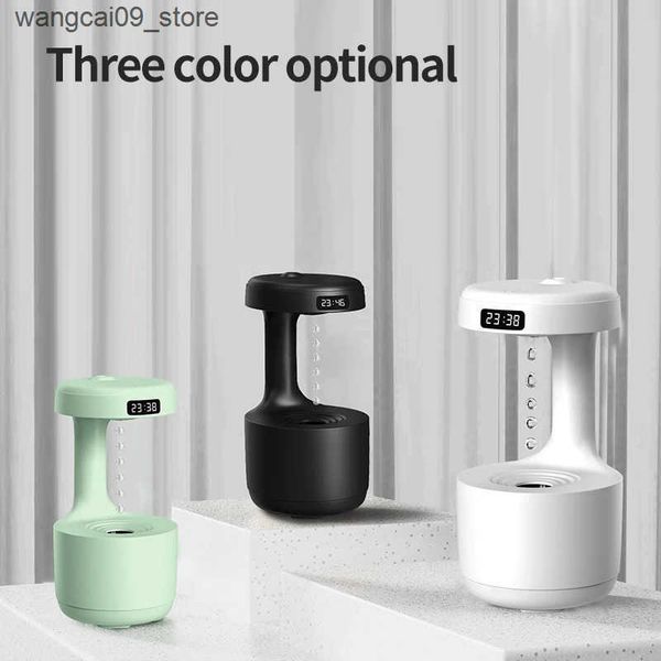 Humidifiers New Anti-Gravity Desktop Mute Large Capacity Small Household Humidifier Bedroom Air Purification Fog J241119 J2312