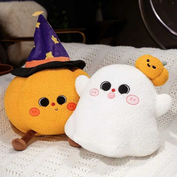 Plush Dolls Halloween Evil Ghost Pumpkin Plush Toys Stuffed Animal Doll Creative Spoofing Throw Pillow Party Home Decoration Holiday Gift z2