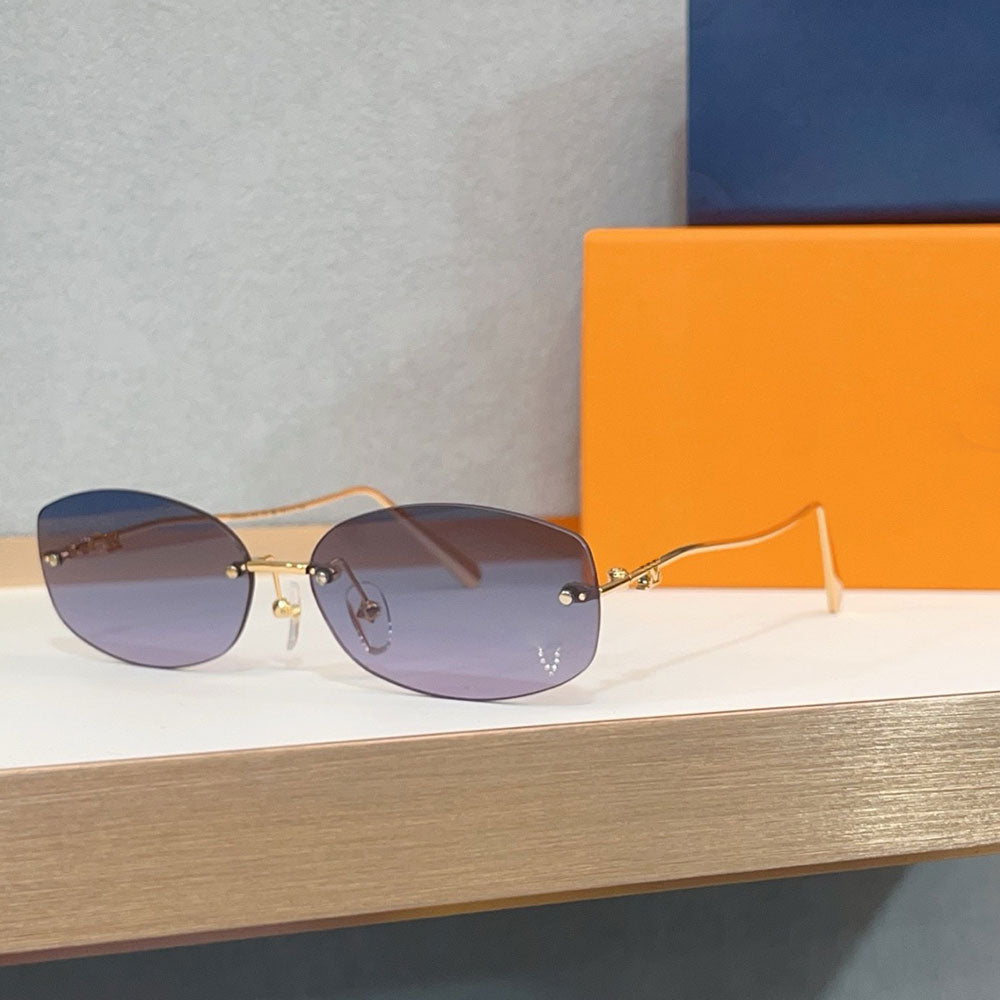 Glam 2.0 Oval Sunglasses Z2803U Luxury Womens Frameless Sunglasses Carefully Designed By Designers Are Suitable for both men and women to wear all y