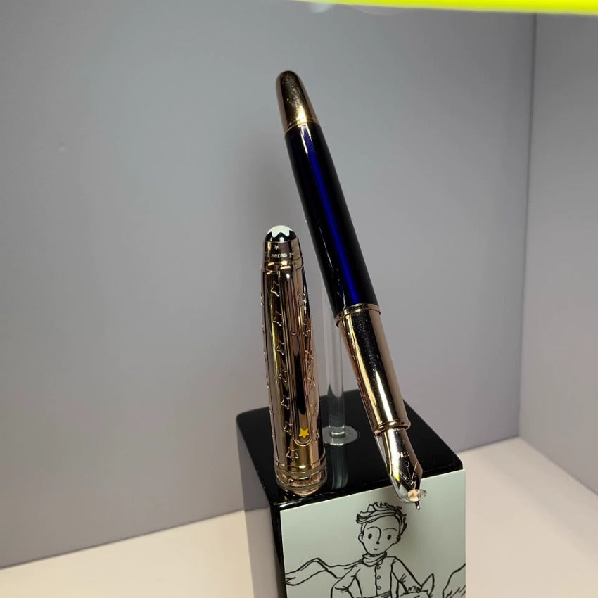 wholesale Promotion - Luxury Monte Msk-163 Matte Black Rollerball Pen Ballpoint Pen Fountain Pens Writing Office School Supplies With Series Number