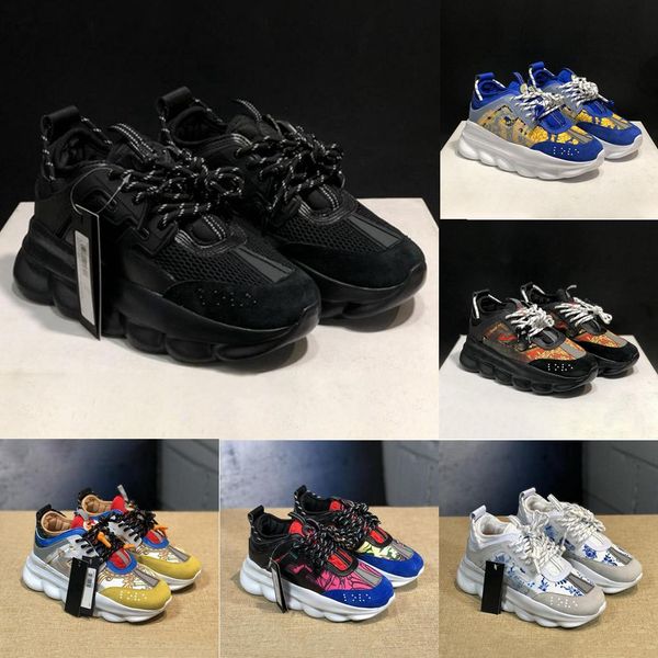 2024 NEW Designer Italy Casual Shoes Reflective Sneakers Mens Women Sneaker Chain Shoe Multi-Color Suede Floral Triple Black Spotted Arrows