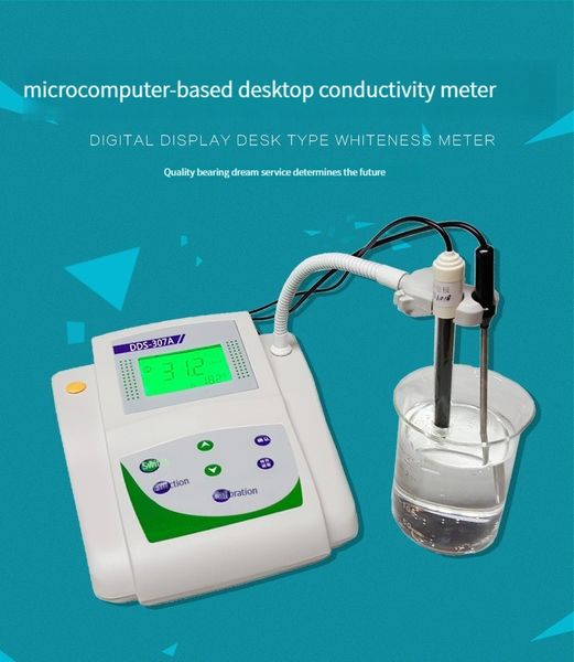 Conductivity Monitor Conductivity Meter Testeelectric Conductivity Rate Instrument Tool LCD Fisplay Temperature Compensation